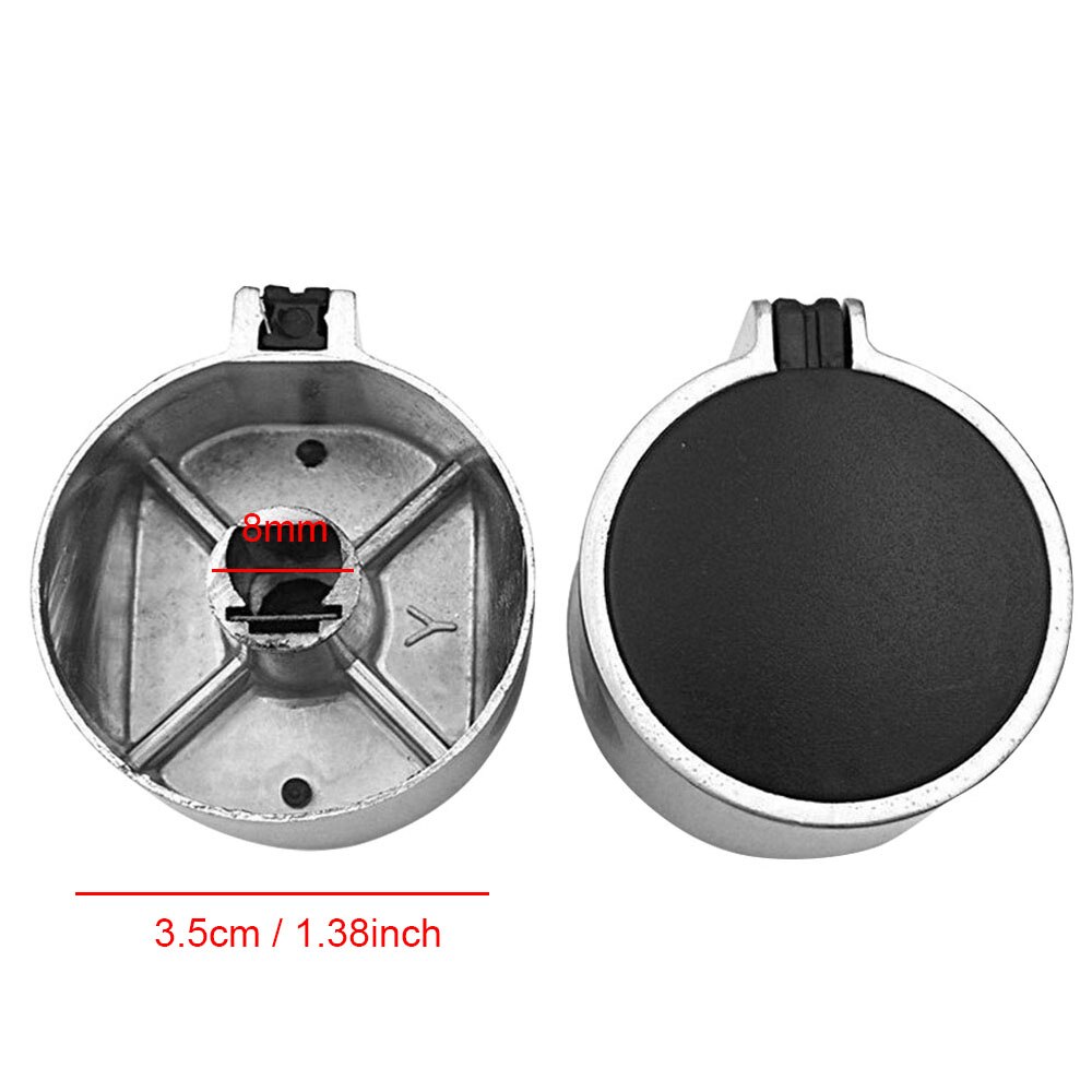 Behogar-4 Uds. Estufa de Gas de Metal para, 8mm, adaptadores de Control de cocina, interruptor de horno, cerraduras de superficie, piezas de utensilios de cocina