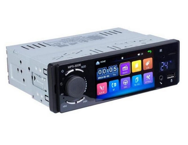 Bluetooth Autoradio USB TF Temperature Display Car Multimedia Player 3006 FM Radio 1 Din