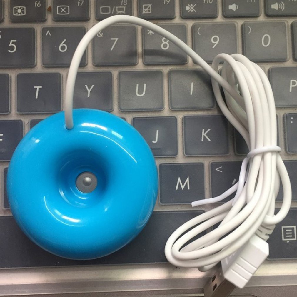 1 Pcs Usb Office Desktop Mini Luchtbevochtiger Draagbare Luchtreiniger Donut Luchtbevochtiger Mini Spuit