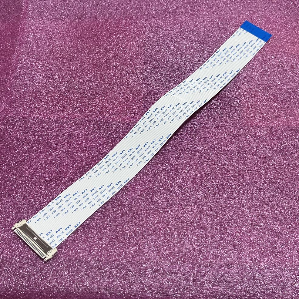 Flexible Flat Cable FFC Cable 30 Pin 1.0 Pitch Oppsite Direction With Connector For TTL LCD Monitor 25cm*3.1cm: WHITE