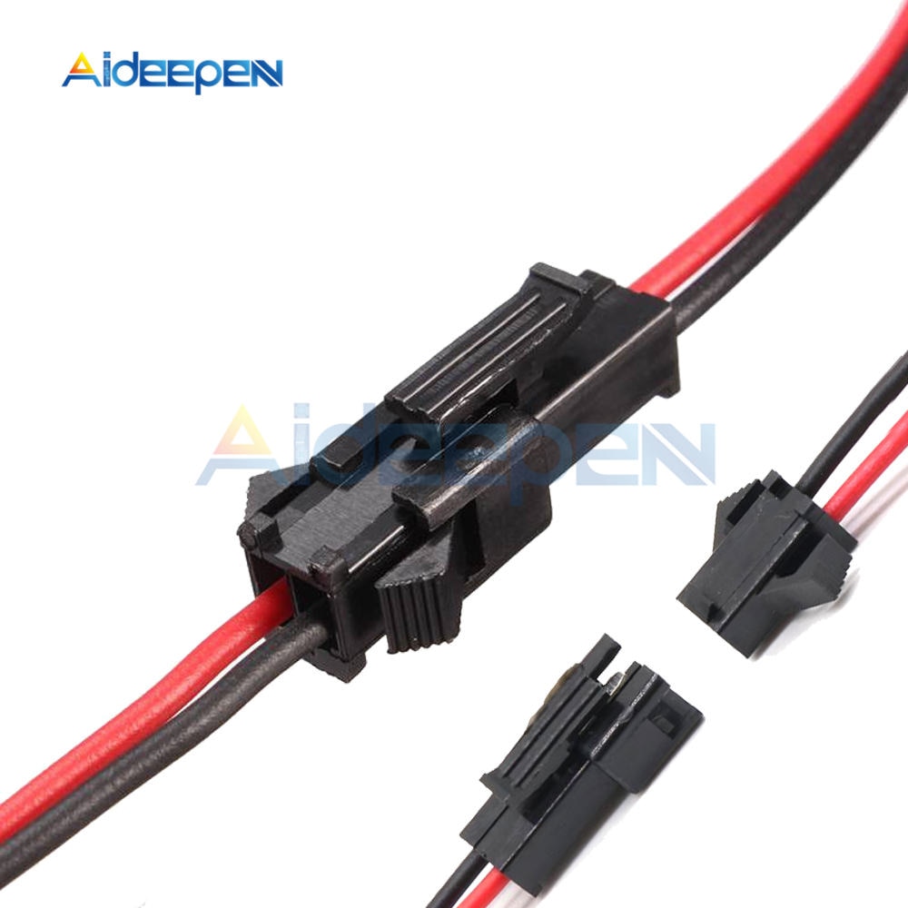 5 Pairs 10 Pairs 10 CM/15 CM/30 CM 3mm Lange JST SM 2Pins Plug man-vrouw Wire Connector voor LED Strip Licht Lamp Driver