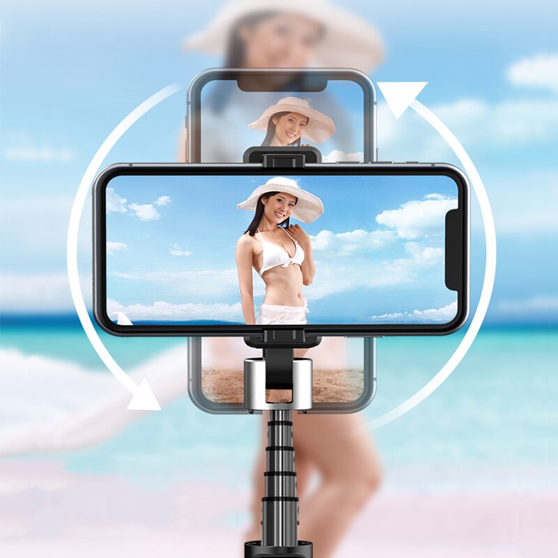 Shadow 402 Aluminium Bluetooth Afstandsbediening Selfie Stok Mini Selfie Stick Multi-Functionele