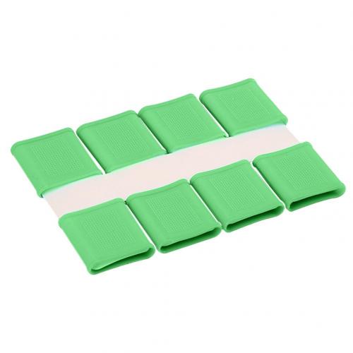 Manchons de Support multicolores en Silicone pour doigt de Golf, 8 pièces, unisexe, protège-main: green