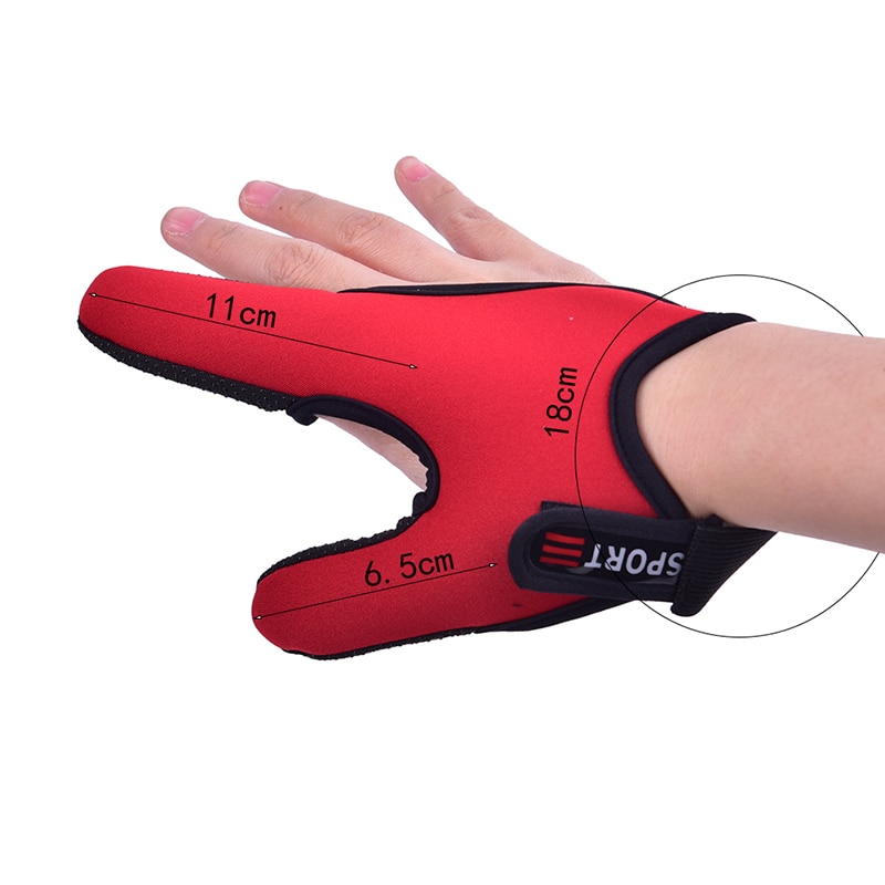 Guantes de pesca de un solo dedo para pescador, guantes de pesca protectores de un solo dedo para pesca con piedra de hielo marino, guantes antideslizantes de fundición para Surfcasting