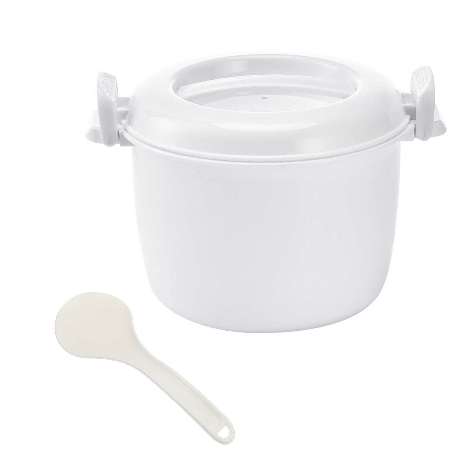 1pc Microwave Rice Cooker Multi-purpose Rice Cooker Plastic Rice Container