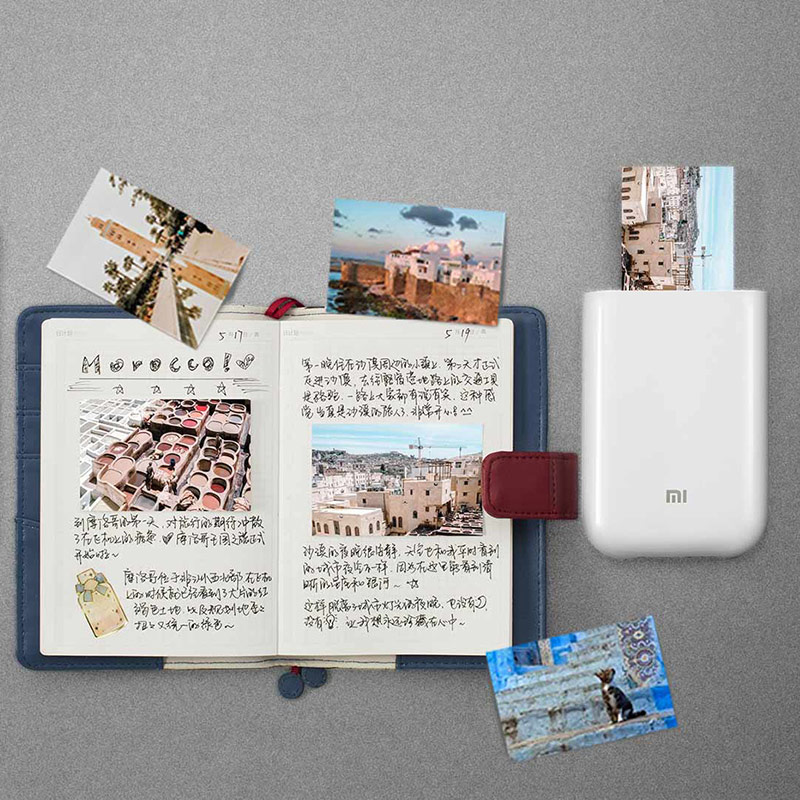 Xiaomi Mijia AR – imprimante de poche Mi ZINK, feuilles d&#39;impression Photo auto-adhésives pour Xiaomi 3 pouces Mini imprimante Photo de poche