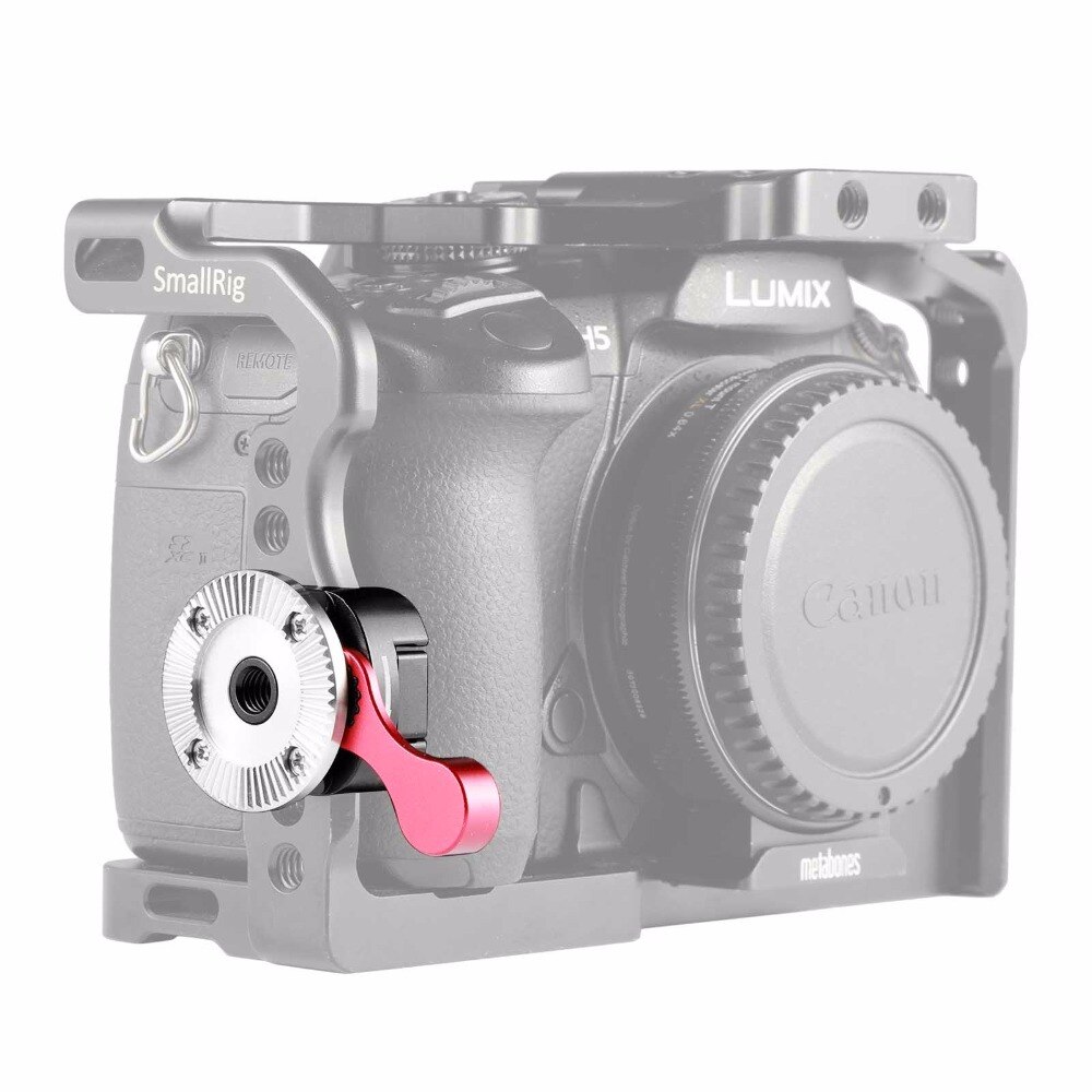 SmallRig Quick Release Clamp NATO Clamp to Arri Rosette Mount Quick Release attach with Camera Side Handle Grip Camera Rig 2046B