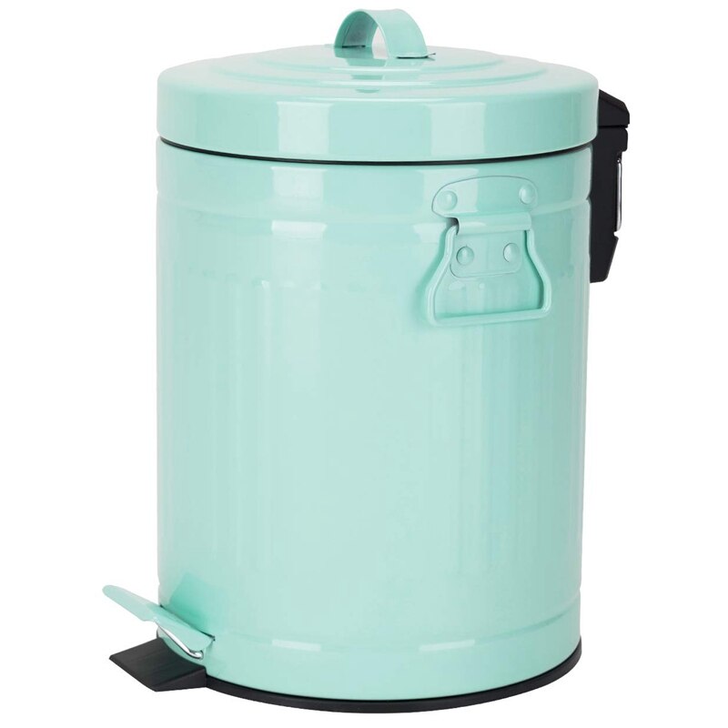 Large Bathroom Trash Bin Recycle Storage Baskets Trash Can Bedroom Office Suitable Cubo Basura Household Cleaning Dustbin E5: 5L