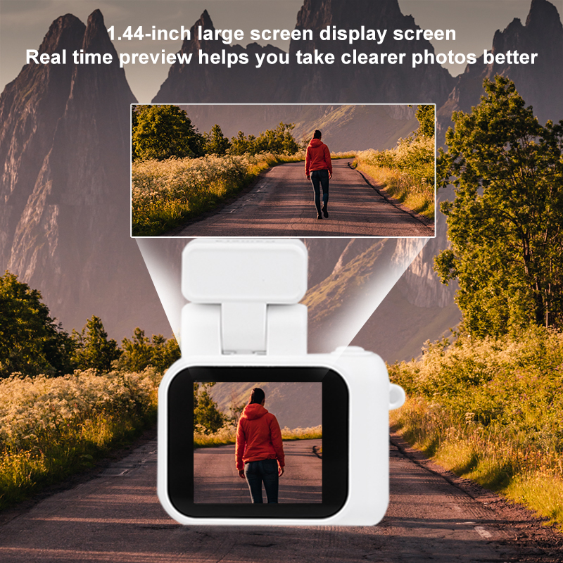 Y4000 Mini Camera With Screen HD 1080p With Flash Lamp And Battery Dock Portable Retro Ultra Compact Mini Camera Video Recorder