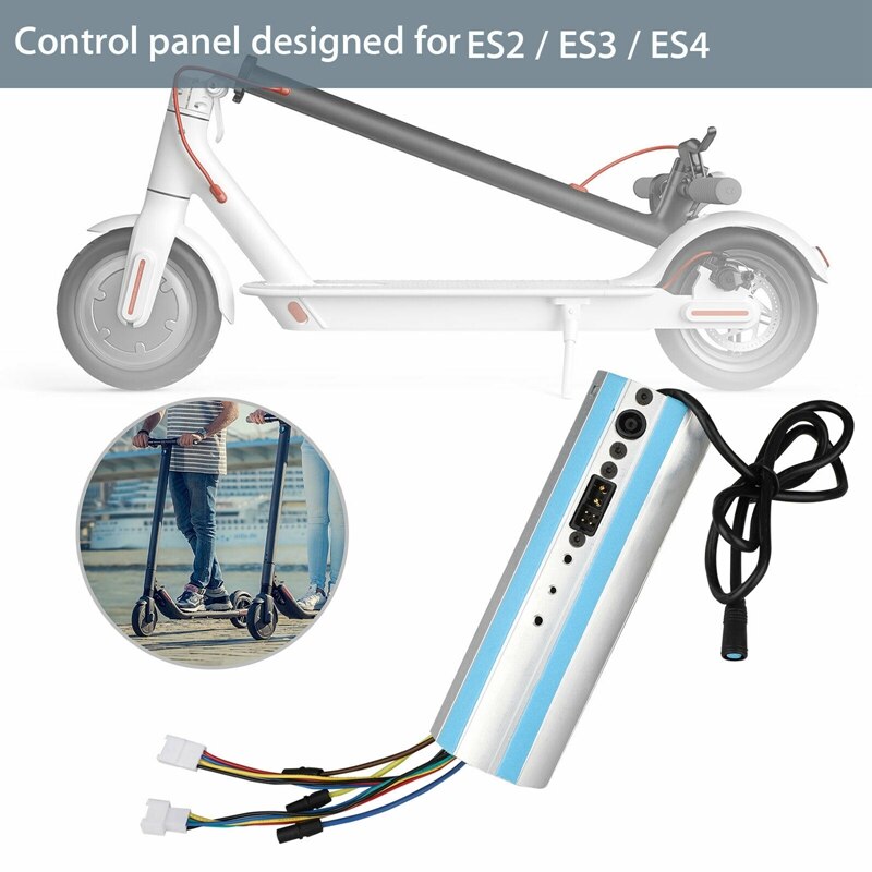Control y cargador de tablero de patinete eléctrico, Bluetooth, para Ninebot ES1/ES2/ES3/ES4, enchufe europeo
