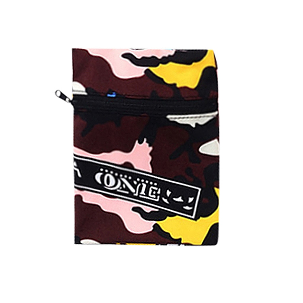 Multifunktionellt band dragkedja ankel wrap sport armband plånbok förvaringsväska fall badminton basket armband svettband 7.25