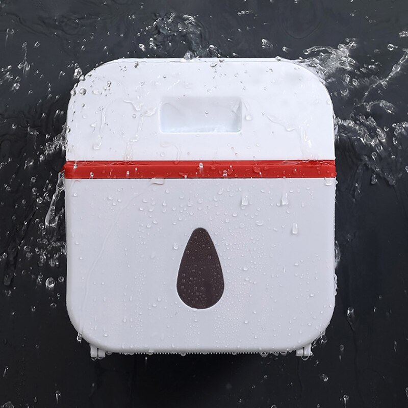 BAISPO Punch Free Waterproof Tissue Box Double Layer Storage Box Portable Toilet Paper Holder Bathroom Accessories Sets