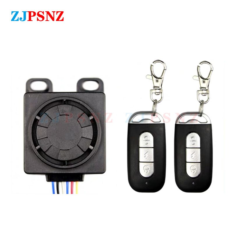 ebike Alarm Control System 48V/60V/72V Intelligent Electric Bicycle Alarm System kit Lock Scooter Motorcycle Bike Tricycle EBike