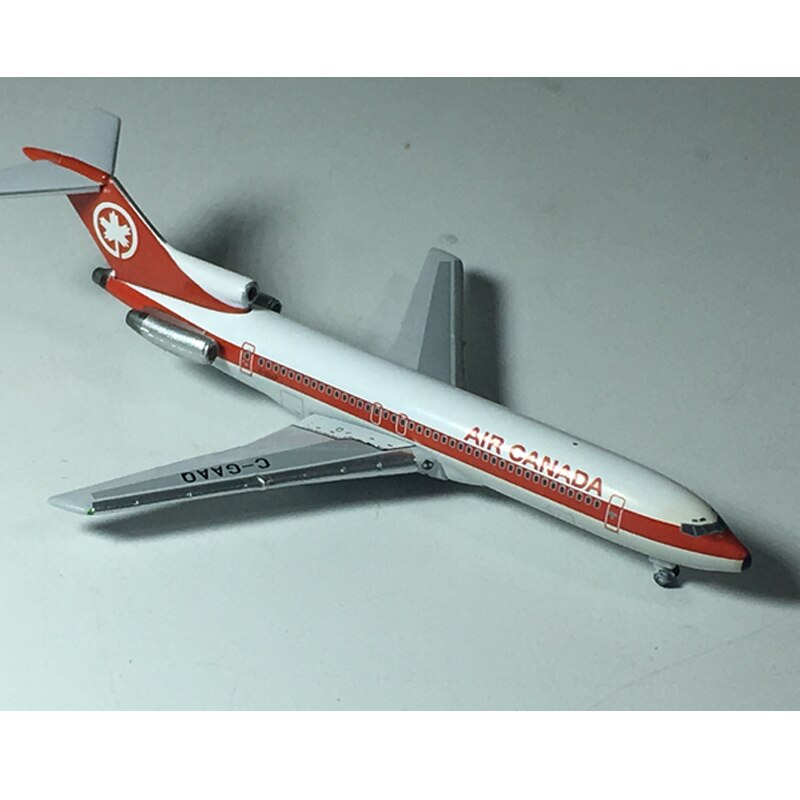 Air Canada 1:500 C-gaaq 727 Modello di Imballaggio Della Bolla Modello di Aereo Argento Diecast Collezione Boy Regalo