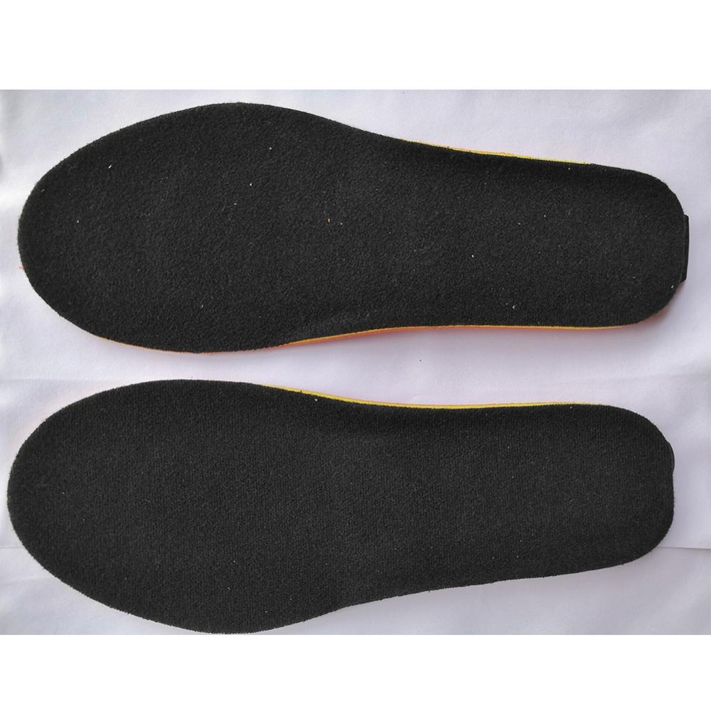 USB Verwarmde Inlegzolen met LED Draadloze Afstandsbediening Oplaadbare Verwarming Warm Pad Winter Sport Ski Thermische Binnenzool: 41-46 Black