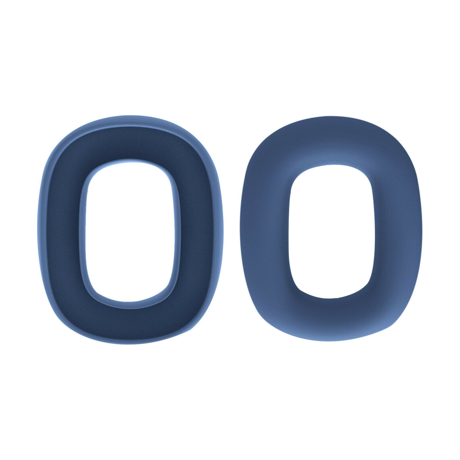 For AirPods Max Replacement Silicone Ear Pads Cushion Cover Headphone EarPads Earmuff Protective Case Sleeve Headset Accessory: A-dark blue