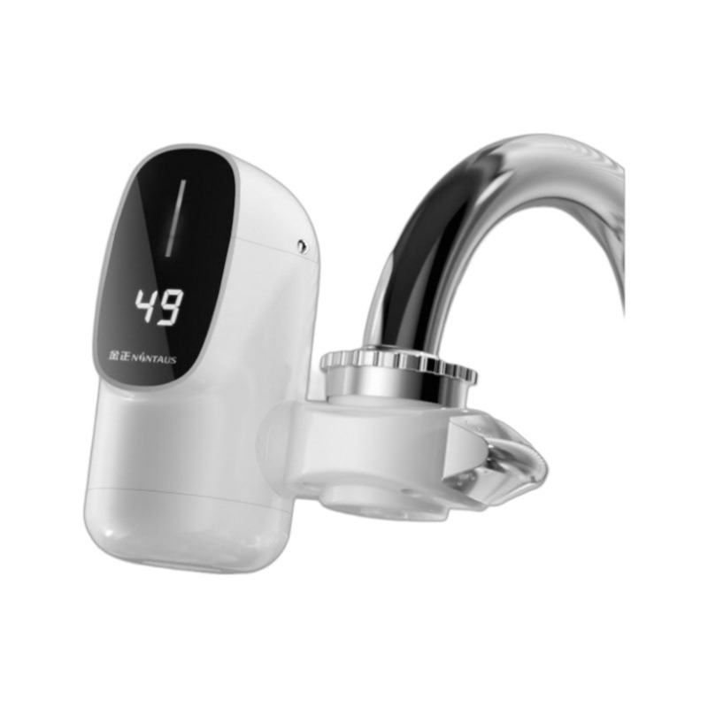 Instant elektrische warmwaterboiler keukenkraan adapter snelle verwarming kraan digitaal display boiler badkameraccessoires: EU