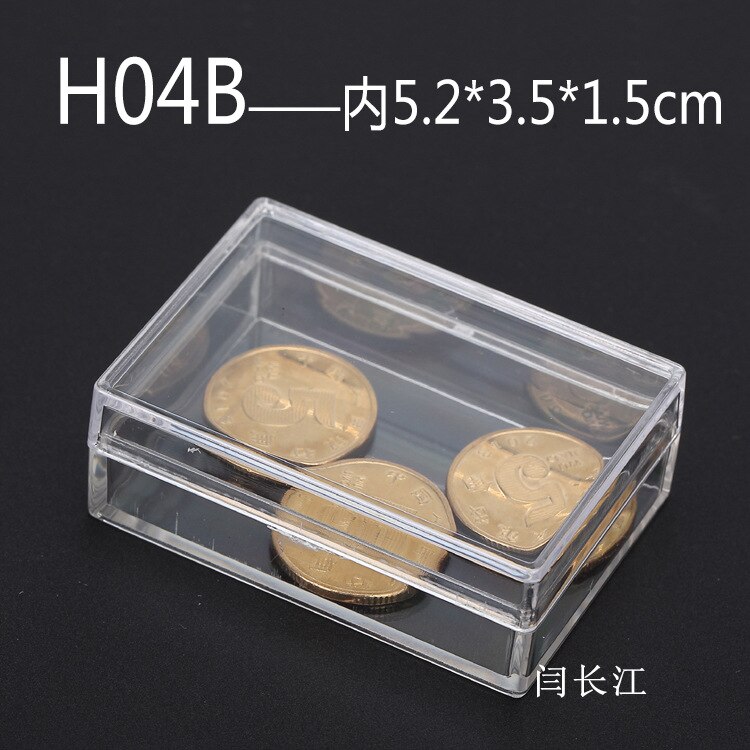 Ps H04 Material Rectangle High Transparent Transparent Plastic Box Element Box