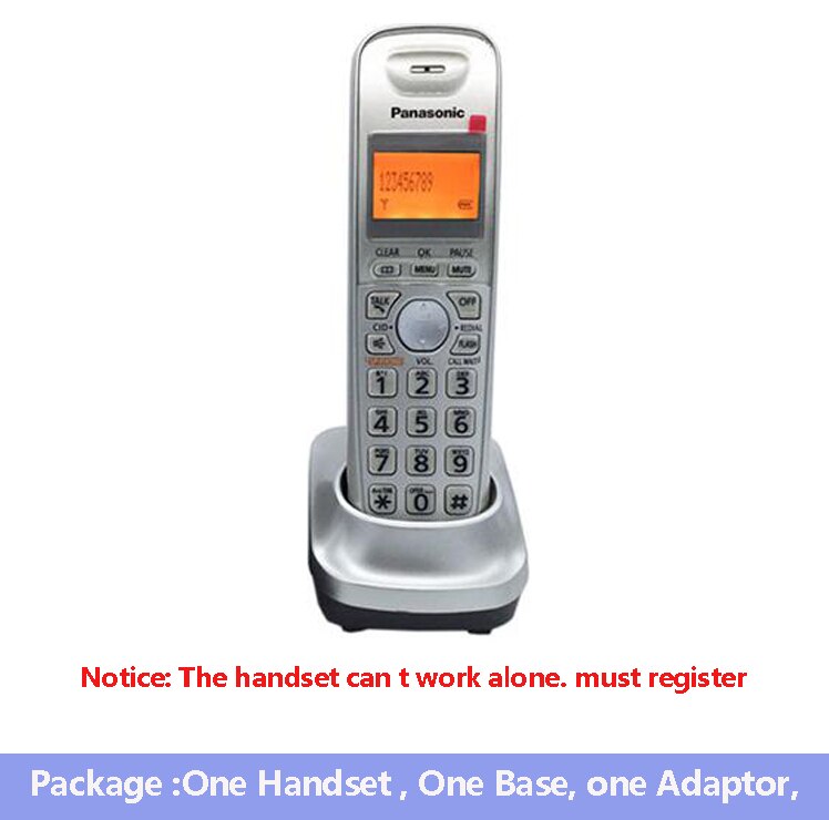 Expandable DECT 6.0 Plus 1.9 GHz Digital Cordless Phone Call ID Handfree DEL Wireless Home Telephone For Office Bussiness