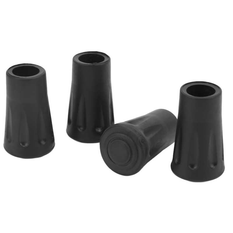 4Pcs Trekking Pole Tips Rubber Vervanging Tip Protectors Voor Wandelstokken Met 12Mm Gat Diameter Wandelen Accessoires