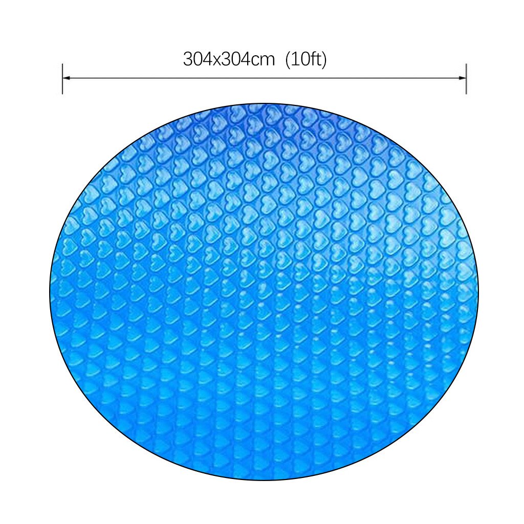 Heißer Schwimmbad Abdeckung Staub Regendicht Schwimmbad Abdeckung Blau Runde-Flugzeug Langlebig Für Familie Garten Schwimmbecken Schwimmbad Zubehör