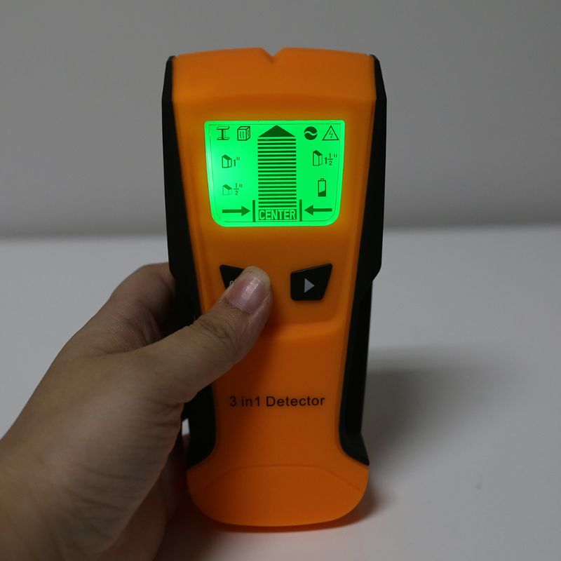 Yellow Yellow TH210 Wall Thickness Gauge Without Battery Backlight Stud Metal AC Wire Scanner Wall Stud Finder Electronic Auto