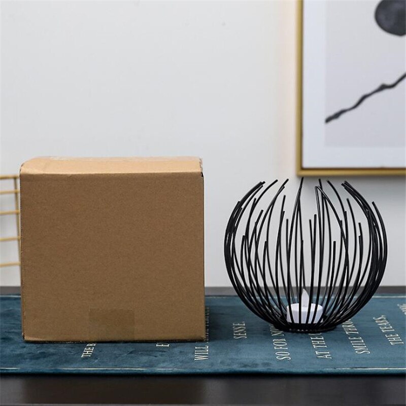 Scandinavische kaarsenhouder, geometrische metalen romantische tafeldecoratie, foto-accessoires, kaarsenhouder, kamerdecoratie, huisdecoratie