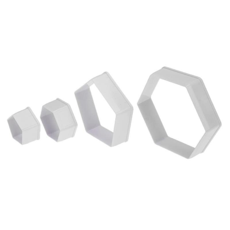 4Pcs Voetbal Cookie Cutter Voetbal Vorm Fondant Taart Decor Sugarcraft Mould Taart Tools Keuken Gereedschap