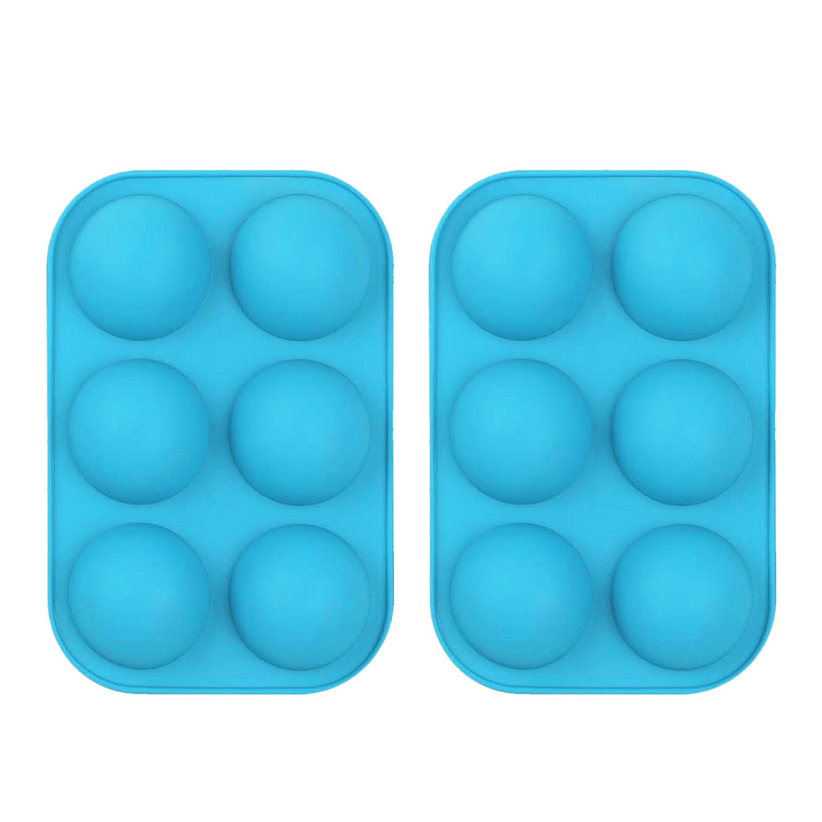 Half Sphere Silicone Soap Molds Bakeware Cake Decorating Tools Pudding Jelly Chocolate Fondant Mould Ball Biscuit Baking Moulds