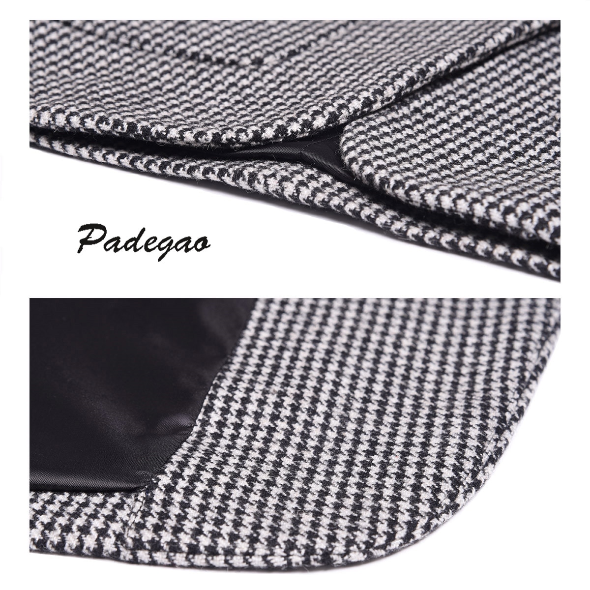 AEL-traje informal para mujer, abrigo a cuadros, ropa de otoño, urbana, ,