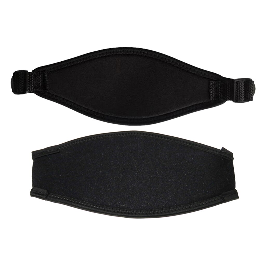 Nylon justerbar dykkermaske strop cover komfort hårbeskytter gear vandsport gear tilbehør