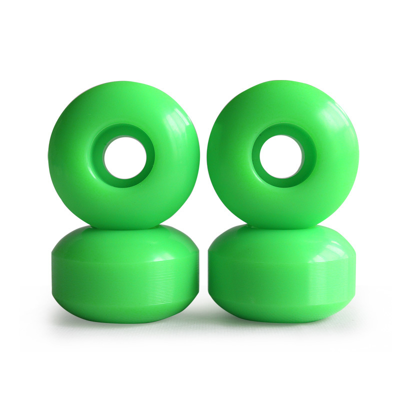 Ruote da skateboard, 4 pezzi 52x32mm 95A PU rullo, skateboard tavola lunga tavola da Surf asfalto ruote da pattinaggio su strada: bianca