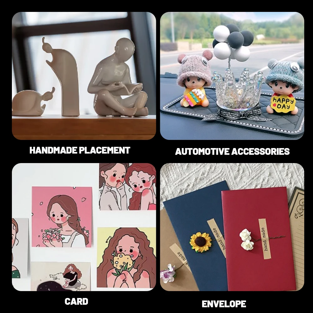 Double Sided Sticky Dots Removable Round Putty Clear Double Sided Tape For Crafts No Trace Sticky Tack Water-Repellent Adhesive