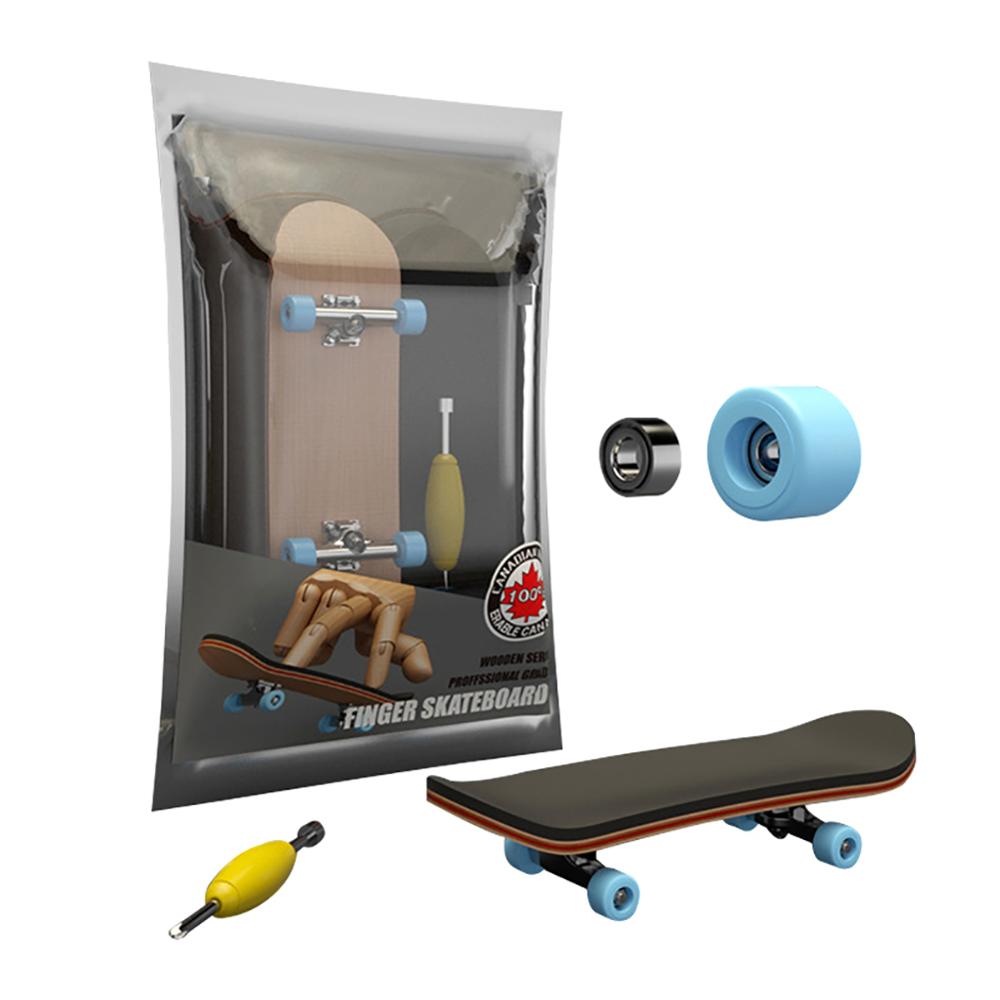 Vinger Skateboard Met Lagers Houten Toets Speelgoed Professionele Stents Vinger Skate Set Kinderen Kerst Kid: 1