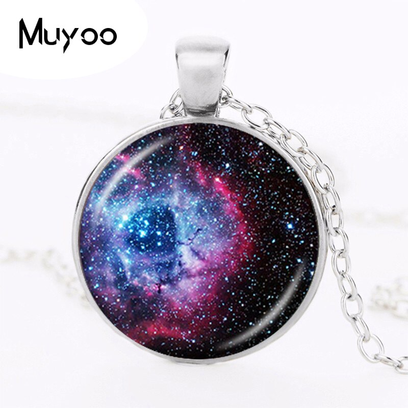 Thors Helm Nebula Ketting Galaxy Astronomie Hanger Zonnestelsel Sieraden Space Universe Ketting Melkweg Sieraden HZ1