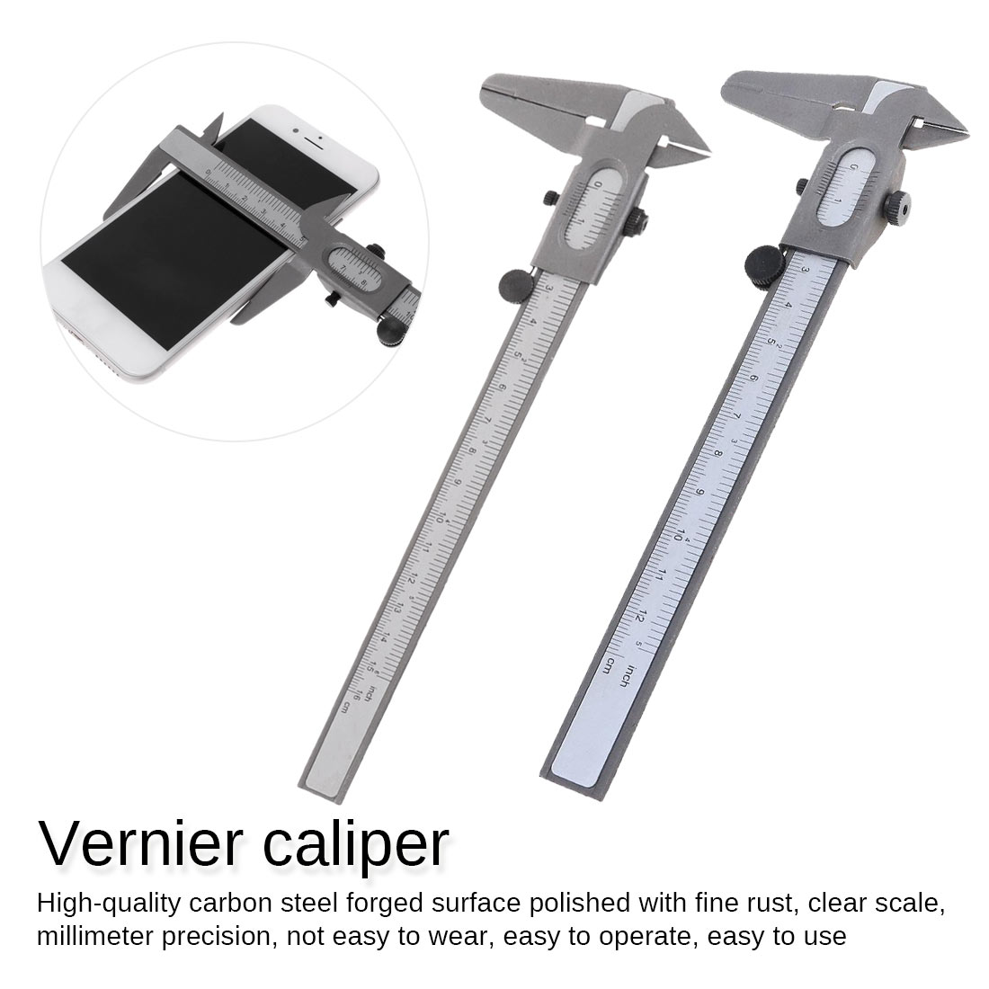 Stainless Steel Mini Metal Calipers Gauge Micrometer Paquimetro Measuring Tools Metal Caliper tool