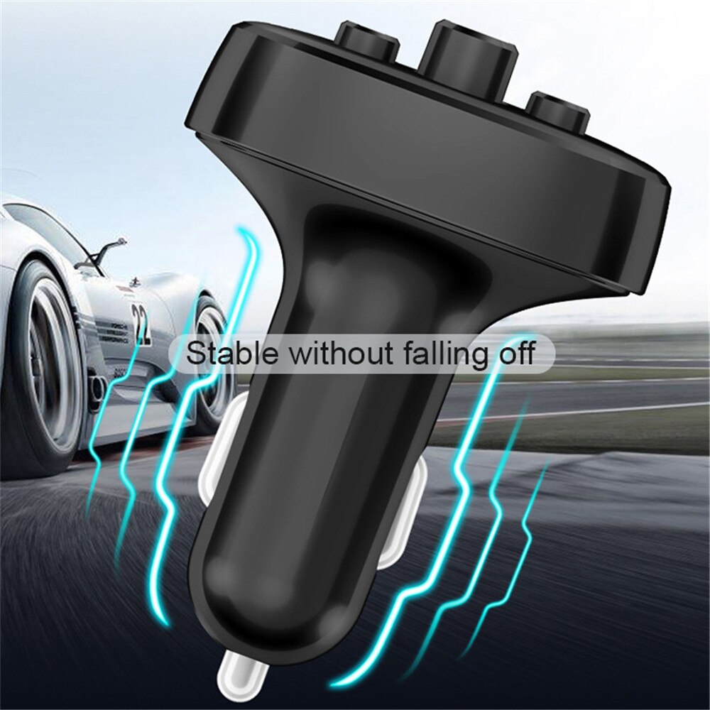 Transmisor Fm con Bluetooth para coche, Kit de manos libres, reproductor Mp3 inalámbrico para coche, Cargador Usb, 5V, 3.1A, 2 puertos, Aux, modulador Fm, Mf-A1