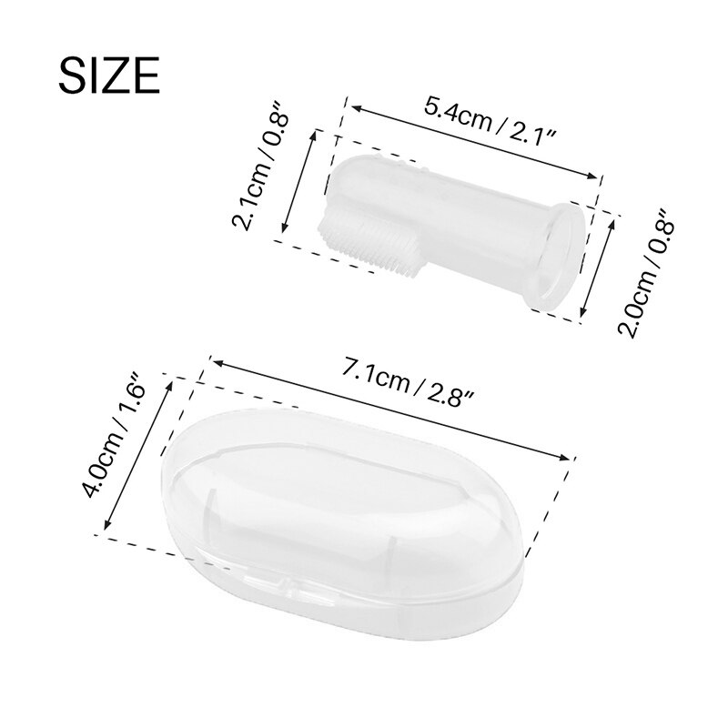 Cepillo de dientes para dedos de bebé, cepillo de dientes de silicona suave, para limpieza de dientes, seguro, a la