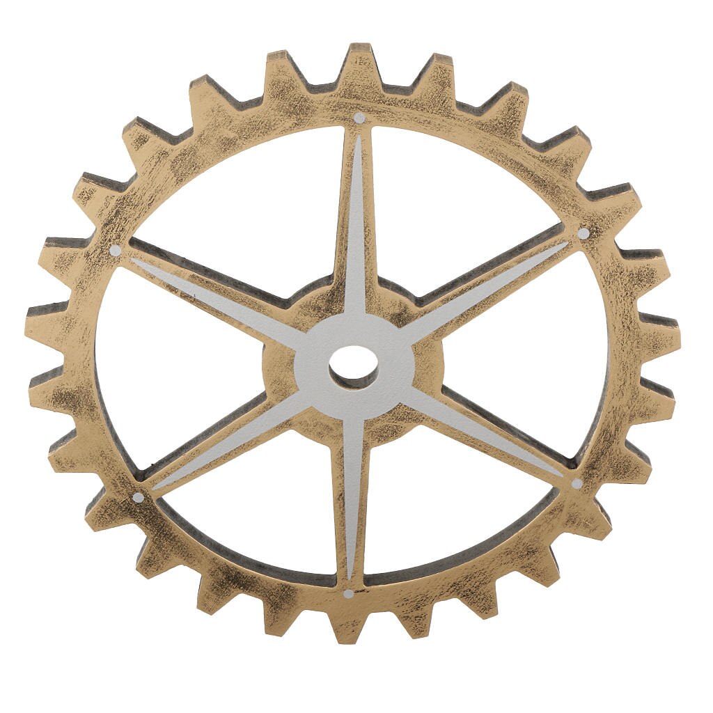 Engranaje de madera rústico para colgar en la pared, artesanía, decoración de Bar, hogar, adornos