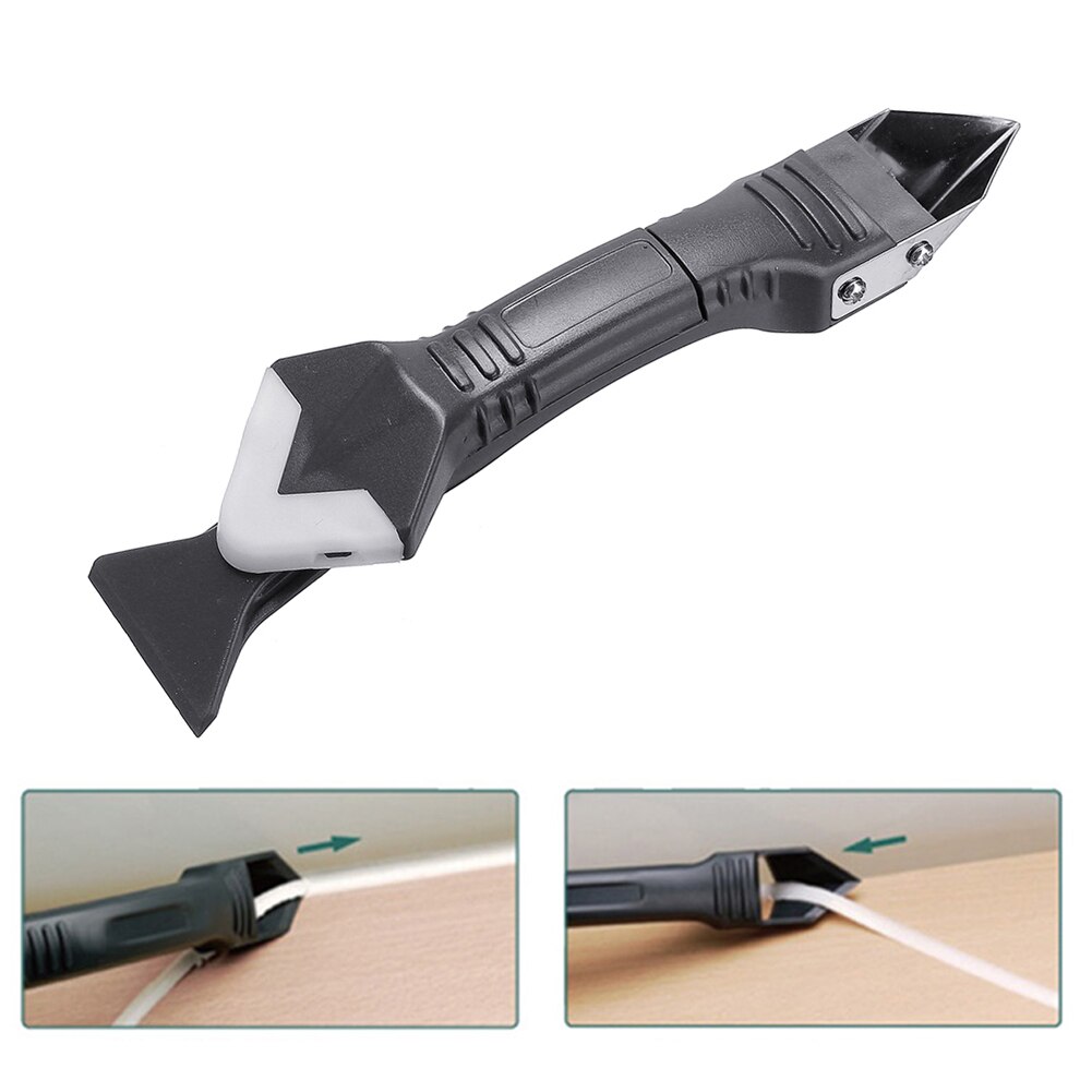 3 in 1 Silicone Sealant Remover Tool Kit Set Scraper Caulk Mould Smooth Finisher Scraper Grout Removal Useful Tools For Home
