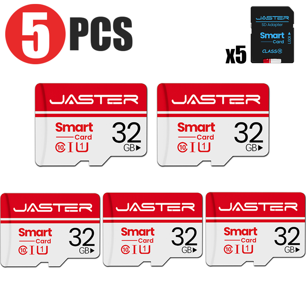 5pcs/lot Micro TF Card 4GB 8GB 16GB 32GB 64GBhigh Speed Class 10 Mini Sd Card 128GB Mini Flash Memory Card for Smartphone: 32 GB
