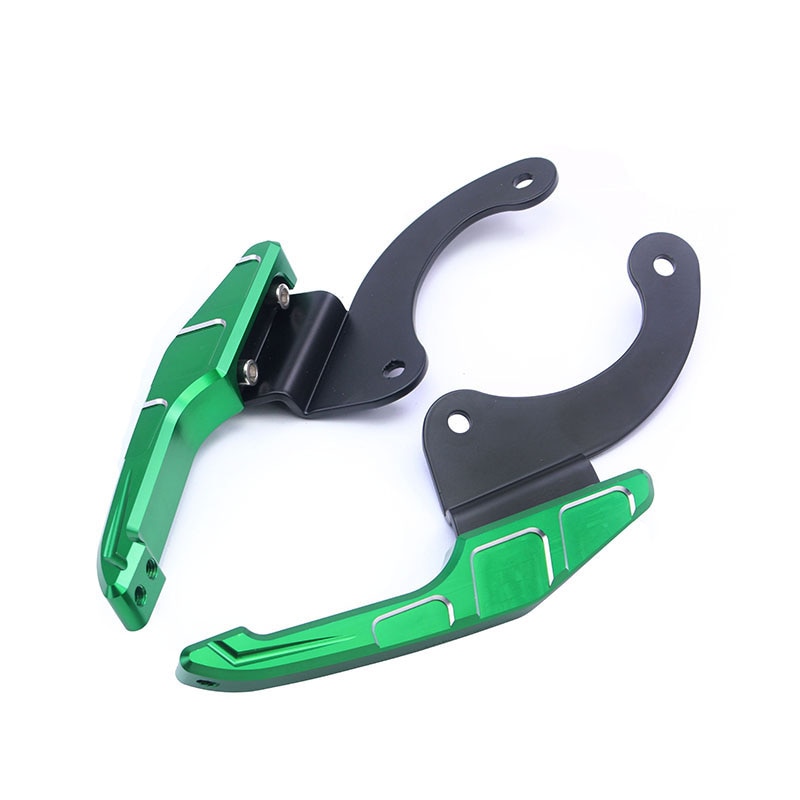Motorcycle Tail Handrail for ZONTES ZT310R 310T CNC Personality Rear Armrest Racer Shelf handle tail fin Accessories: Double color green