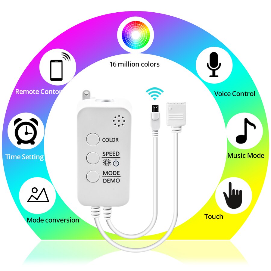 Bluetooth LED 12V Controller RGBW RGBWW RGB LED Strip Controller for RGB Strip Tape APP Music Color Dimmer Controller IR Remote