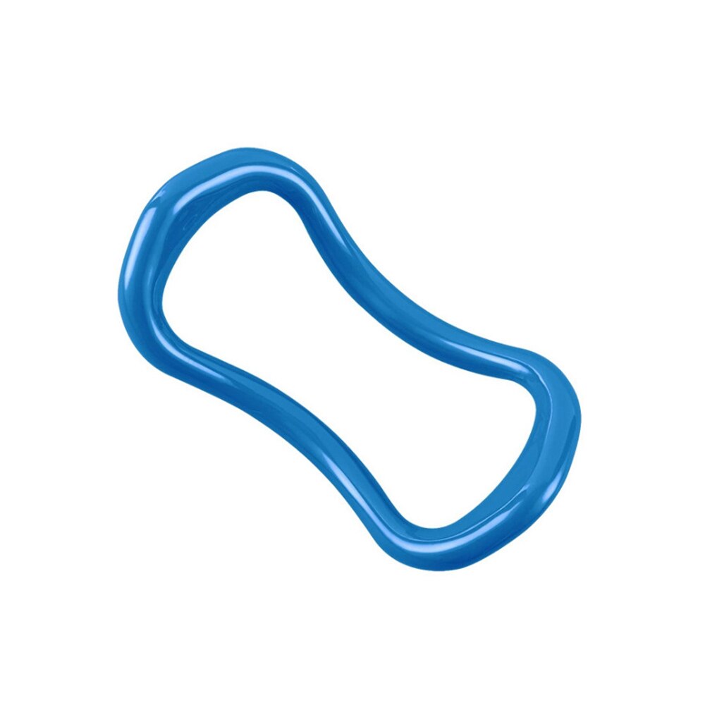 Fitness ejercicio Circulo de Yoga anillo Pilates entrenamiento piel brazo pecho cintura formación resistencia al estiramiento entrenador de gimnasio en casa equipo: Azul