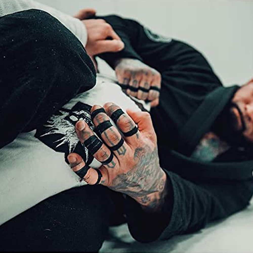 Fingerband für BJJ, Kinesio Tapes Jiu-Jitsu Sportband Selbstklebende Bandage Jujitsu Zubehör Elastische Bandage