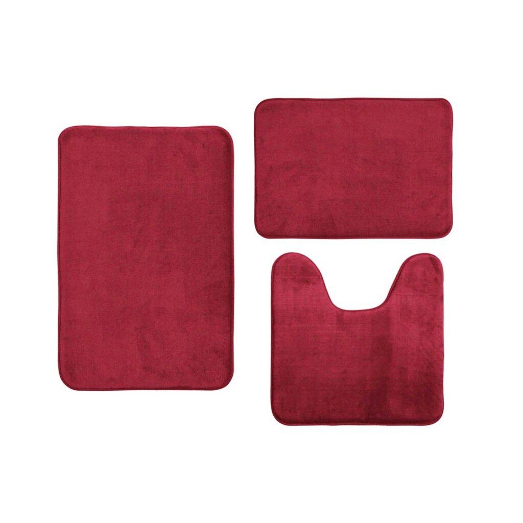 3pcs Badkamer Badmat Set Wc Tapijten Antislip Vis Schaal Badkamer Keuken Tapijt Deurmatten Decor Tapijt Vloer matten Badmat: C