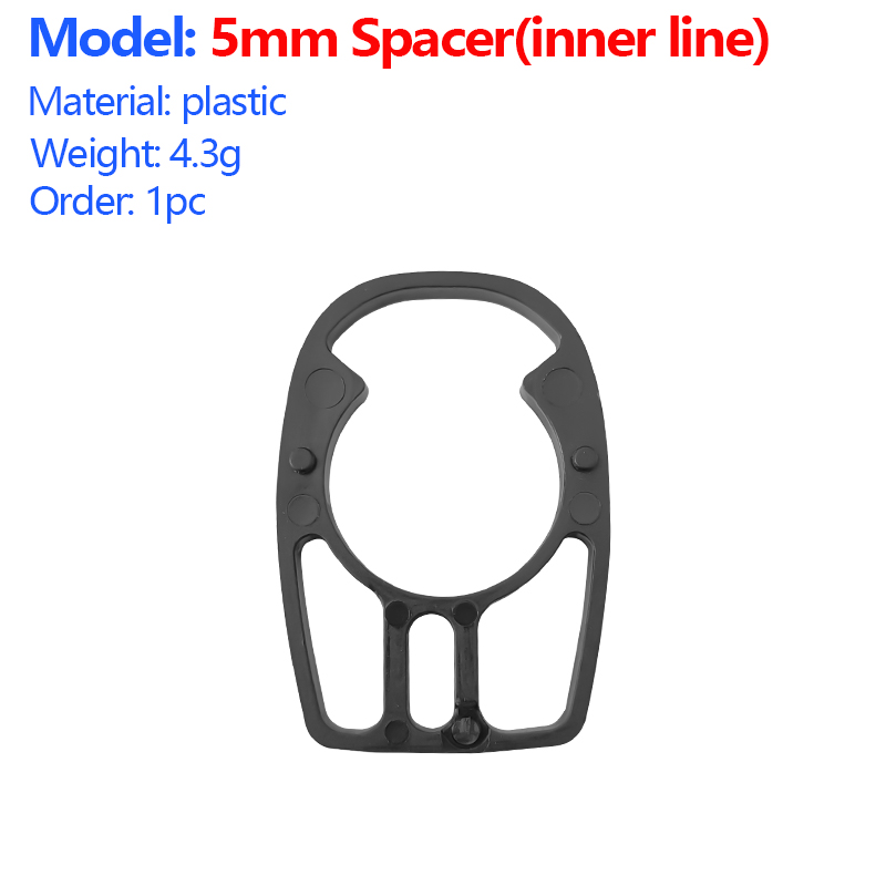 Casque en plastique cadre de gravier de route ligne interne casque vélo Ultra léger BXT 145/135/115 guidon joint en plastique haute résistance: Argent