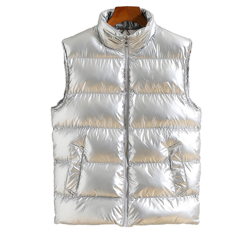 Merke vinter ermeløs jakke herre Vest stativ krage lys jakke herre Vest holde varmen Vest herre pluss størrelse m -4xl