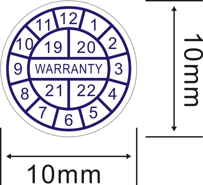 Factory direct Warranty sealing label Security Protection sticker void If seal broken Damaged Shredded paper -2022: L