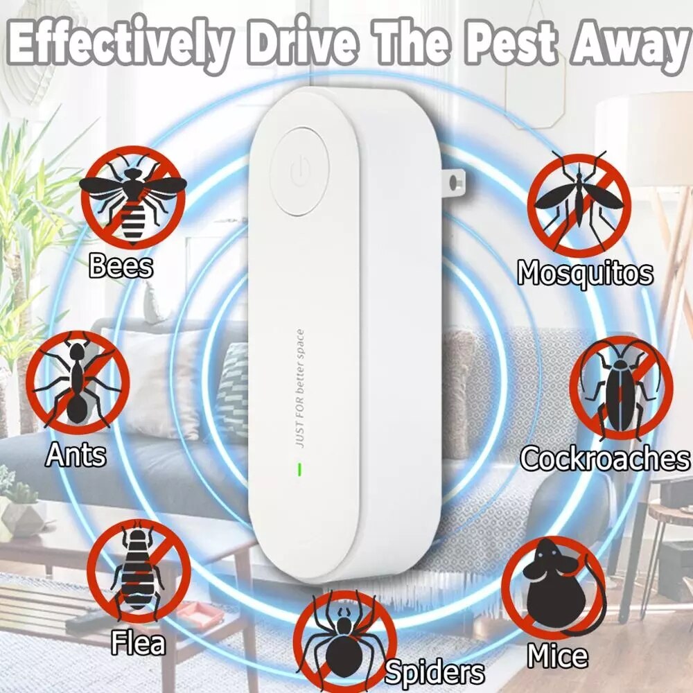 XIAOMI MITO Ultraschall Insekten Abweisend Elektronische Mückenschutz Mäuse Spinne Kakerlake Insektizid Schädlingsbekämpfung 2 Pack